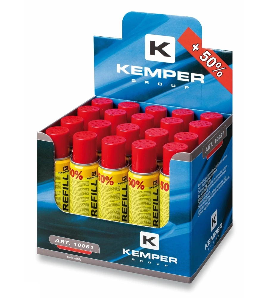 Kemper cartuccia gas da 90 gr per accendini e microsaldatori